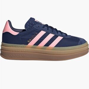 Adidas Gazelle Bold Platform Sneaker Blue/Pink/Dark Blue